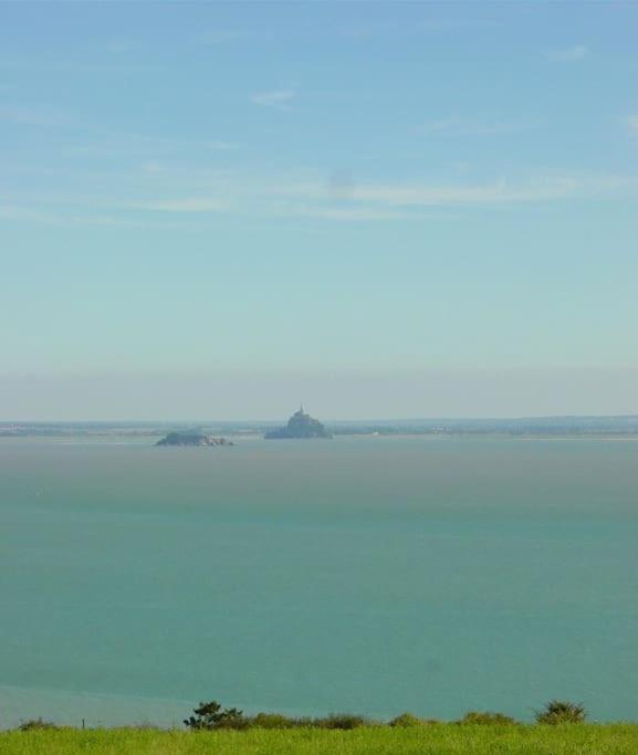 Maison Vue Sur Le Mont Saint Michel Et Sa Baie Champeaux Kültér fotó
